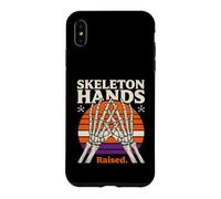 Custodia per iPhone XS Max Scheletro Mani Alzate Retro Halloween Tram