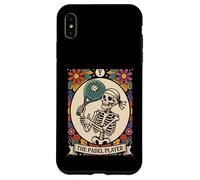 Custodia per iPhone XS Max Scheletro Padel Player Tarocchi Carta Divertente Padel Sport