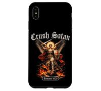 Custodia per iPhone XS Max Schiaccia Satana San Michele Romani Versi Biblici Arcangelo Angelo