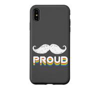 Custodia per iPhone XS Max Schnauzer CSD tolleranza libertà amore rispetto orgoglio LBGTQ+
