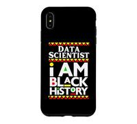 Custodia per iPhone XS Max Scienziato dei dati Melanina I Am Black History Working Mom Dad