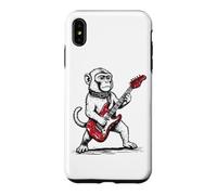 Custodia per iPhone XS Max Scimmia rock, scimmietta divertente che suona la chitarra