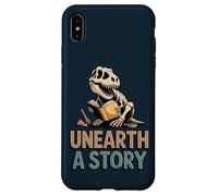 Custodia per iPhone XS Max Scoprire una storia T-Rex Leggere un libro