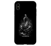Custodia per iPhone XS Max Scorpione mitico il segno zodiacale dello scorpione oscuro