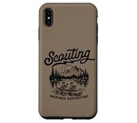 Custodia per iPhone XS Max Scouting Inspires Adventure Canoe Outdoors Retro Scouts