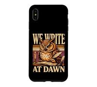 Custodia per iPhone XS Max Scriviamo a Dawn Vintage Owl Scrittori E Poeti