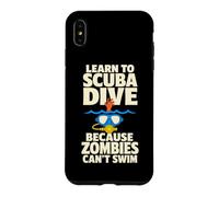 Custodia per iPhone XS Max Scuba Diver Zombie Apocalypse Avventura subacquea