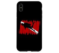 Custodia per iPhone XS Max Scuba Diving Flag Gear Scuba Diving Equipment Deep Dive