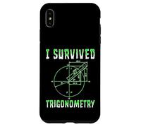 Custodia per iPhone XS Max Scuola di matematica di trigonometria divertente sono sopravvissuto