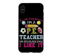 Custodia per iPhone XS Max Scuola P.E. Insegnante perché mi piace insegnante di palestra insegnante di educazione fisica