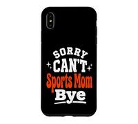 Custodia per iPhone XS Max Scusa, non posso fare sport, mamma ciao - Baseball