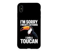 Custodia per iPhone XS Max Scusa se non stavo ascoltando, ho visto un uccellino tucano