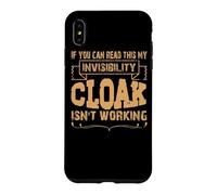 Custodia per iPhone XS Max Se riesci a leggere questo, il mio mantello dell'invisibilità non funziona