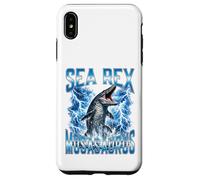 Custodia per iPhone XS Max Sea Rex Mosasaurus Ocean Predator Dinosaur Ragazzi