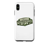 Custodia per iPhone XS Max Second Fermentation Is Life Kombucha SCOBY Brewer Gift
