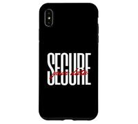 Custodia per iPhone XS Max Secure Your Data Cybersecurity Expert Infosec Encrypted Chat