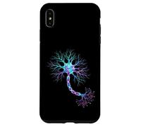 Custodia per iPhone XS Max Segnali variopinti di scienza del cervello delle cellule neuronali di neurobiologia