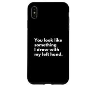 Custodia per iPhone XS Max Sembri qualcosa che disegno con la mano sinistra.