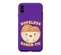 Custodia per iPhone XS Max Senza speranza Ramen-tic Carino Kawaii Noodle Amante Pun