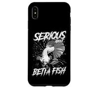 Custodia per iPhone XS Max Serio riguardo al custode di pesci d'acquario Betta Fish