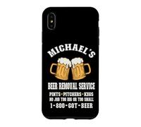 Custodia per iPhone XS Max Servizio di rimozione della birra di Michael Mike Divertente bevitore amante della birra