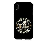 Custodia per iPhone XS Max Shakespeare in caso di dubbio bevi una birra robusta