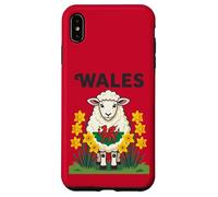 Custodia per iPhone XS Max Sheep Support Galles St Davids Day Design