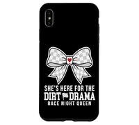 Custodia per iPhone XS Max She's Here For The Dirt Drama Race Night Queen