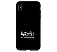 Custodia per iPhone XS Max Shikata Ga Nai Kanji Giapponese Filosofia Zen