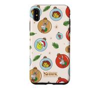 Custodia per iPhone XS Max Shrek Holiday Ornaments All Over Print