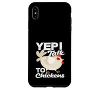 Custodia per iPhone XS Max Sì, parlo con i polli divertente agricoltore signora pazza