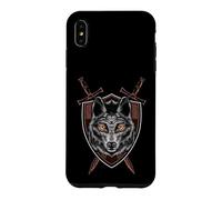 Custodia per iPhone XS Max Sigillo della casa del cavaliere medievale rinascimentale