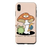 Custodia per iPhone XS Max Sii te stesso non scusarti Cottagecore Frog