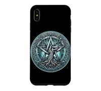 Custodia per iPhone XS Max Simbolo della strega Wicca Wiccan Capodanno pagano Benedetto Samhain