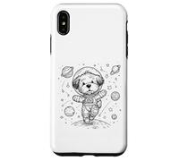 Custodia per iPhone XS Max Simpatico cane astronauta esploratore spaziale cucciolo universo design