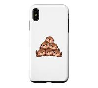 Custodia per iPhone XS Max Simpatico design a fumetti con lontra amici