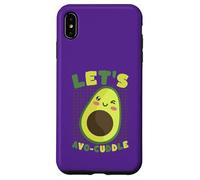 Custodia per iPhone XS Max Simpatico gioco di parole Let's Avocado Cuddle