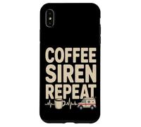 Custodia per iPhone XS Max Sirena del caffè Ripeti EMS Ambulanza paramedica