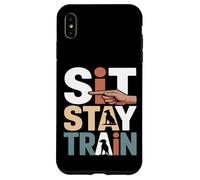 Custodia per iPhone XS Max Sit Stay Train Dog Obbedience Trainer