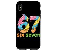 Custodia per iPhone XS Max Six Seven 67 Number Ice Cream Drip Meme 6 7 Kids boys Girls