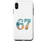 Custodia per iPhone XS Max Six SSix Seven Beach Summer Waves Fun Ragazze Bambini Uomo
