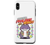 Custodia per iPhone XS Max Sketchy Squirrel Vacay Vibes Poolside Menace Retro anni '90