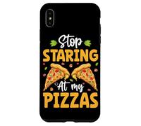 Custodia per iPhone XS Max Smettila di fissare le mie pizze