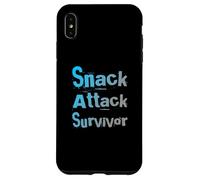 Custodia per iPhone XS Max Snack Attack Survivor alimentato da snack Questo è il mio spuntino