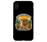 Custodia per iPhone XS Max Snail Hiking Team Ci arriveremo quando ci arriveremo lento divertimento