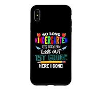 Custodia per iPhone XS Max So Long Kindergarten 1st Grade Here I Come Its Been Fun Look