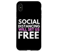 Custodia per iPhone XS Max Social Distancing Will Set Us Free