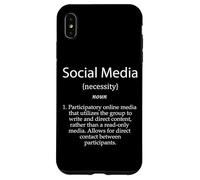 Custodia per iPhone XS Max Social Media Definition Social Media Influencer Marketing