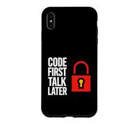 Custodia per iPhone XS Max Software Developer Code First Talk Later