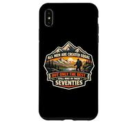 Custodia per iPhone XS Max Solo i migliori uomini camminano nei loro anni settanta Old Man Hiker 70